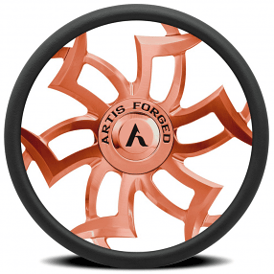 Artis Forged Custom Steering Wheel Medusa Rose Gold