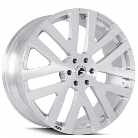 20" Forgiato Wheels Dito-M Brushed Silver Forged Rims