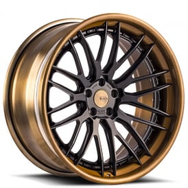 22" Staggered Savini Forged Wheels BM13-L Custom Finish Forged Rims 
