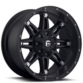 17" Fuel Wheels D531 Hostage Matte Black Off-Road Rims 