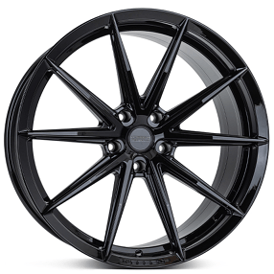 22" Vossen Wheels HFX-2 Gloss Black 5-Lugs Corvette Rims