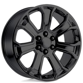 22" Performance Replicas Wheels PR166 Gloss Black Rims