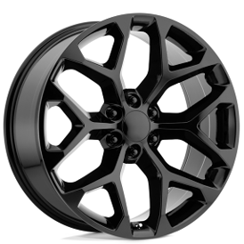 20" Performance Replicas Wheels PR176 Gloss Black Rims