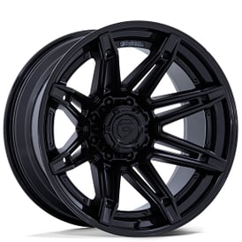 20" Fuel Wheels FC401 Brawl Matte Black with Gloss Black Lip Off-Road Fusion Forged Rims
