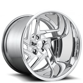 19" U.S. Mags Forged Wheels Nemesis 5 US465 Polished Tuckin Series Rims