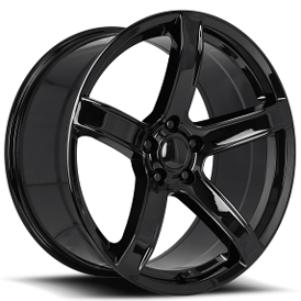 20" Dodge Hellcat HC2 Wheels FR 77F Gloss Black OEM Replica Flow Formed Rims