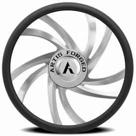 Artis Forged Custom Steering Wheel Twister Brushed