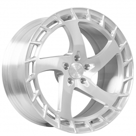 21" Lexani Forged Wheels LF-Euro Sport M-Miami Brushed Silver Monoblock Forged Rims
