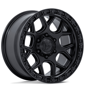 20" Fuel Wheels FC908 Puma Matte Black with Gloss Black Lip Off-Road Rims