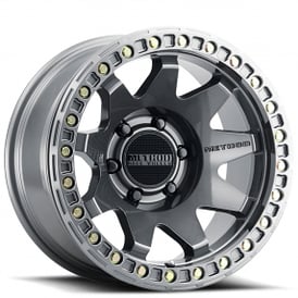 17" Method Wheels 108 Beadlock Gloss Titanium Off-Road Rims