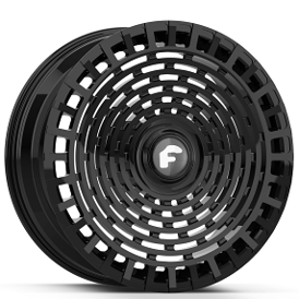 21" Forgiato Wheels Parlante-M Gloss Black XL Floating Cap Forged Rims 