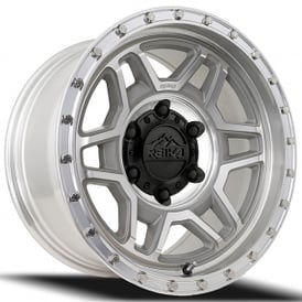 17" Reika Wheels Trooper R40 Machined Clear Flow Formed Off-Road Rims