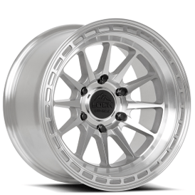 17" Lock Off-Road Wheels Baja Machined with Clear Coat Van Rims