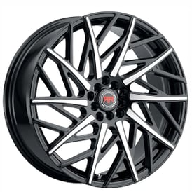 20" Revolution Racing Wheels RR21 Black Machined Rims