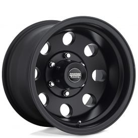 15" American Racing Wheels Modern AR172 Baja Satin Black Off-Road Rims 