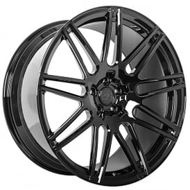 22" AC Forged Wheels ACM9 Mesh-7 Gloss Black Monoblock Forged Rims 