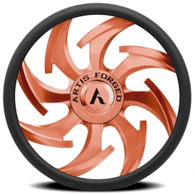 Artis Forged Custom Steering Wheel Dagger Rose Gold