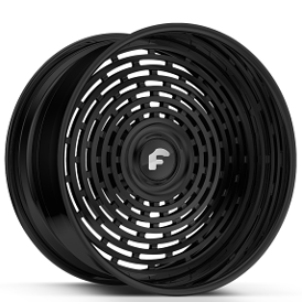22" Forgiato Wheels Parlante Gloss Black XL Floating Cap Forged Rims 