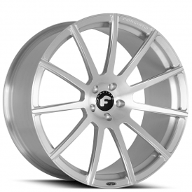 24" Forgiato Wheels Undice-M Brushed Silver Forged Rims