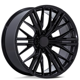 24" Performance Replicas Wheels PR227 Gloss Black Rims