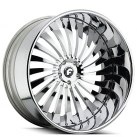 19" Forgiato Wheels Autonomo-L Chrome Forged Rims
