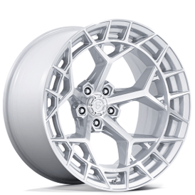 20" Fuel Wheels FC873 Charger Gloss Silver with Machined Face 5-Lug Off-Road Rims