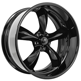 16" American Racing Wheels Modern AR605 Torq Thrust M Custom Gloss Black Rims