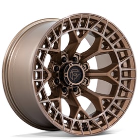 22" Fuel Wheels FC873 Charger Platinum Bronze 8-Lug Off-Road Rims