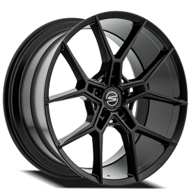 20" Select Precision Alloys Wheels S102 Alpine Satin Black Rims  