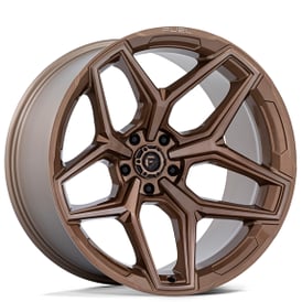20" Fuel Wheels FC854 Flux 5 Platinum Bronze Off-Road Rims