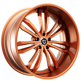 20" Lexani Forged Wheels LF-763 Full Brushed Copper Rims