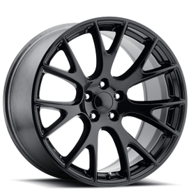 20" Dodge Challenger Hellcat Wheels FR 70 Gloss Black OEM Replica Rims 
