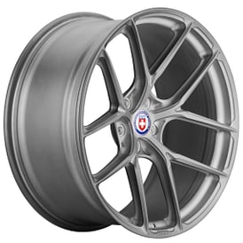 24" Staggered HRE Wheels P101SC Frozen Dark Clear Monoblock Forged Rims