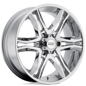20" American Racing Wheels Modern AR893 Mainline Chrome Off-Road Rims