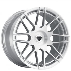 20" Blaque Diamond Wheels BD-F12 Brushed Silver Flow Forged Rims 