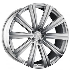22" Avant Garde Wheels Vanguard Silver Machined Rims 