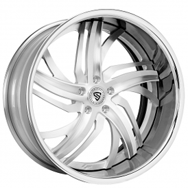 22" Snyper Forged Wheels Revel Brushed Rims