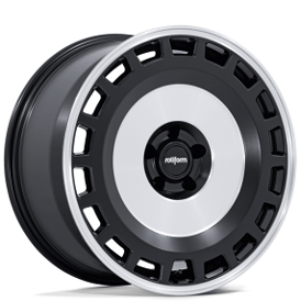 19" Rotiform Wheels RC213 ZBF Matte Black with Machined Face Flow Formed Rims