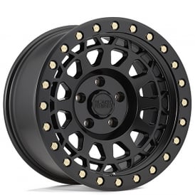 17" Black Rhino Wheels Primm Matte Black with Brass Bolts Off-Road Rims 