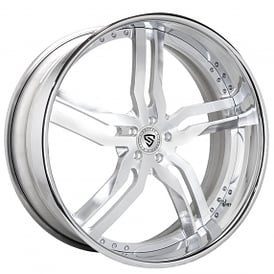 24" Snyper Forged Wheels Opus Brushed Rims