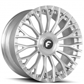 21" Forgiato Wheels NB6-M Brushed Silver Forged Rims