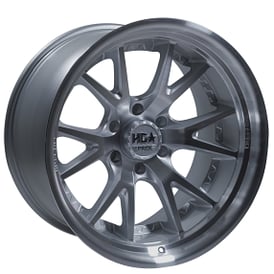 17" Luxxx HD Wheels LHD PRO1 Gloss Silver Machined Face with Machined Lip Off-Road Rims
