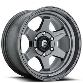 17" Fuel Wheels D665 Shok Matte Anthracite Off-Road Rims