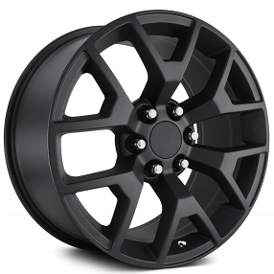 22" Performance Replicas Wheels PR169 Matte Black Rims