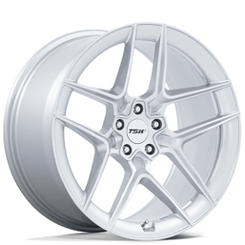 20" TSW Wheels TW008 Slipstream Gloss Silver with Machined Face Flow Formed Rims