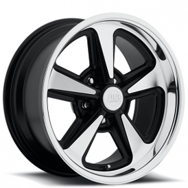18" U.S. Mags Wheels Bandit U109 Black Machined with Diamond Cut Lip Rims 