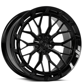 22" Dolce Performance Wheels Magari Gloss Black Rims