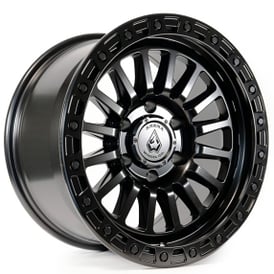 17" Arena Wheel Co A108 Trophy Satin Black Off-Road Rims  