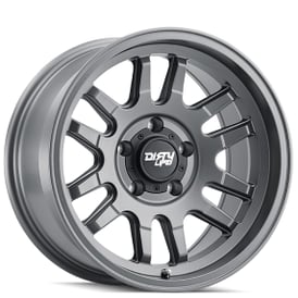 17" Dirty Life Wheels Canyon 9310 Satin Graphite Off-Road Rims