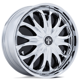 24" Dub Forged Wheels S834 Whistla Chrome Spinner Rims